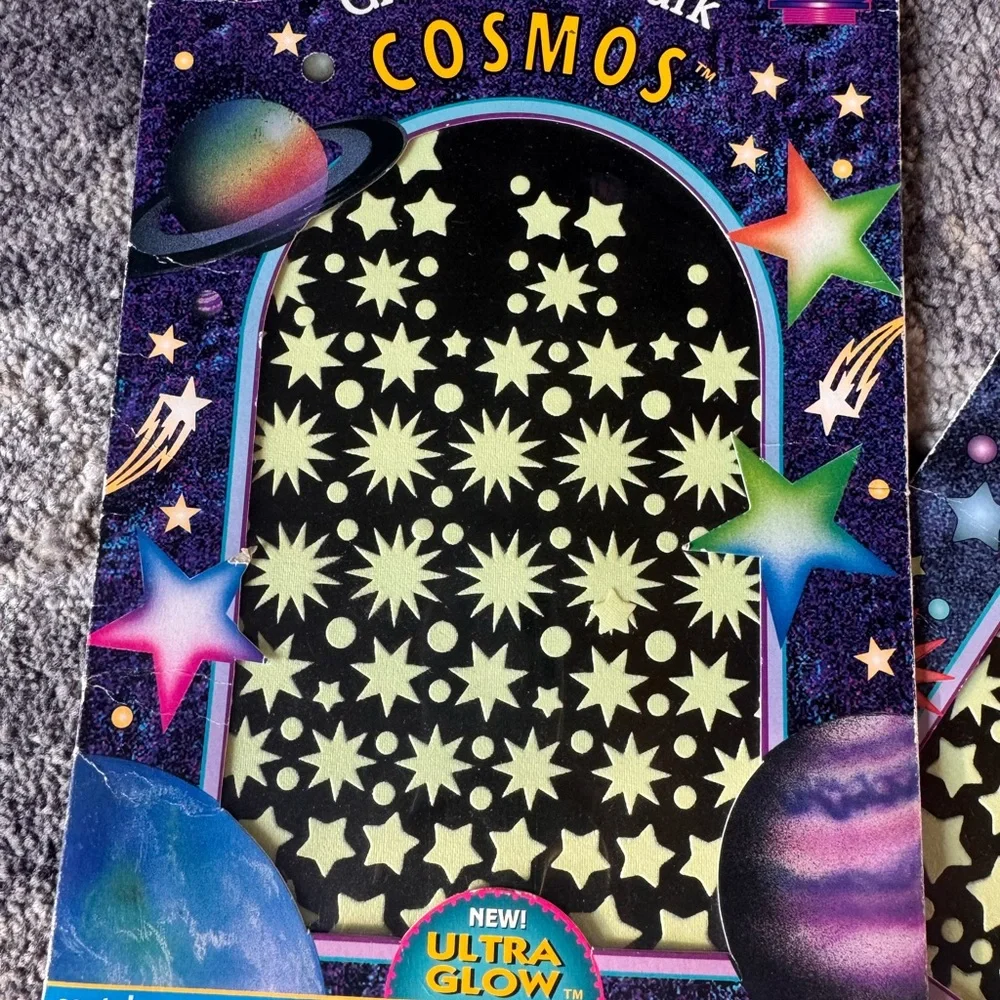 Cosmos and Supernovas Glow in the Dark Stickers
